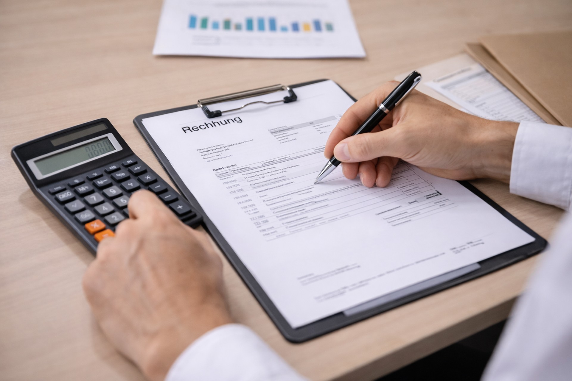 Reisebus am Einsatzort im Ausland